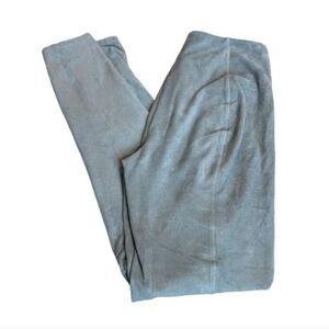 LYSSÉ Vegan Suede Leggings Gray Sz S